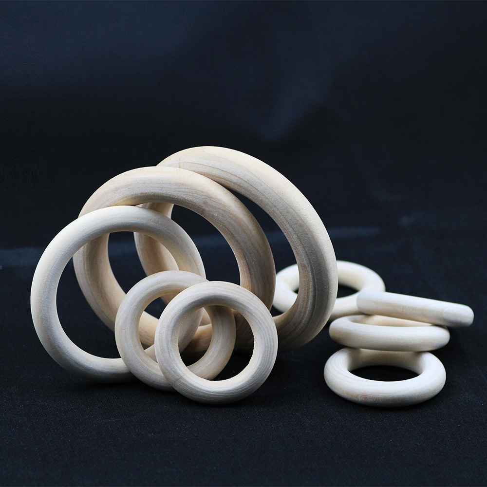 100-12mm Solid Natural Wood Te - Wood Ring Blank ulasan dan harga