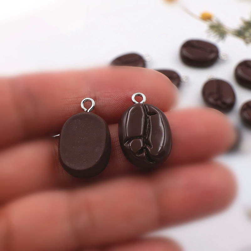10pcs Coffee Beans Resin Penda - Resin Craft Projects ulasan dan harga