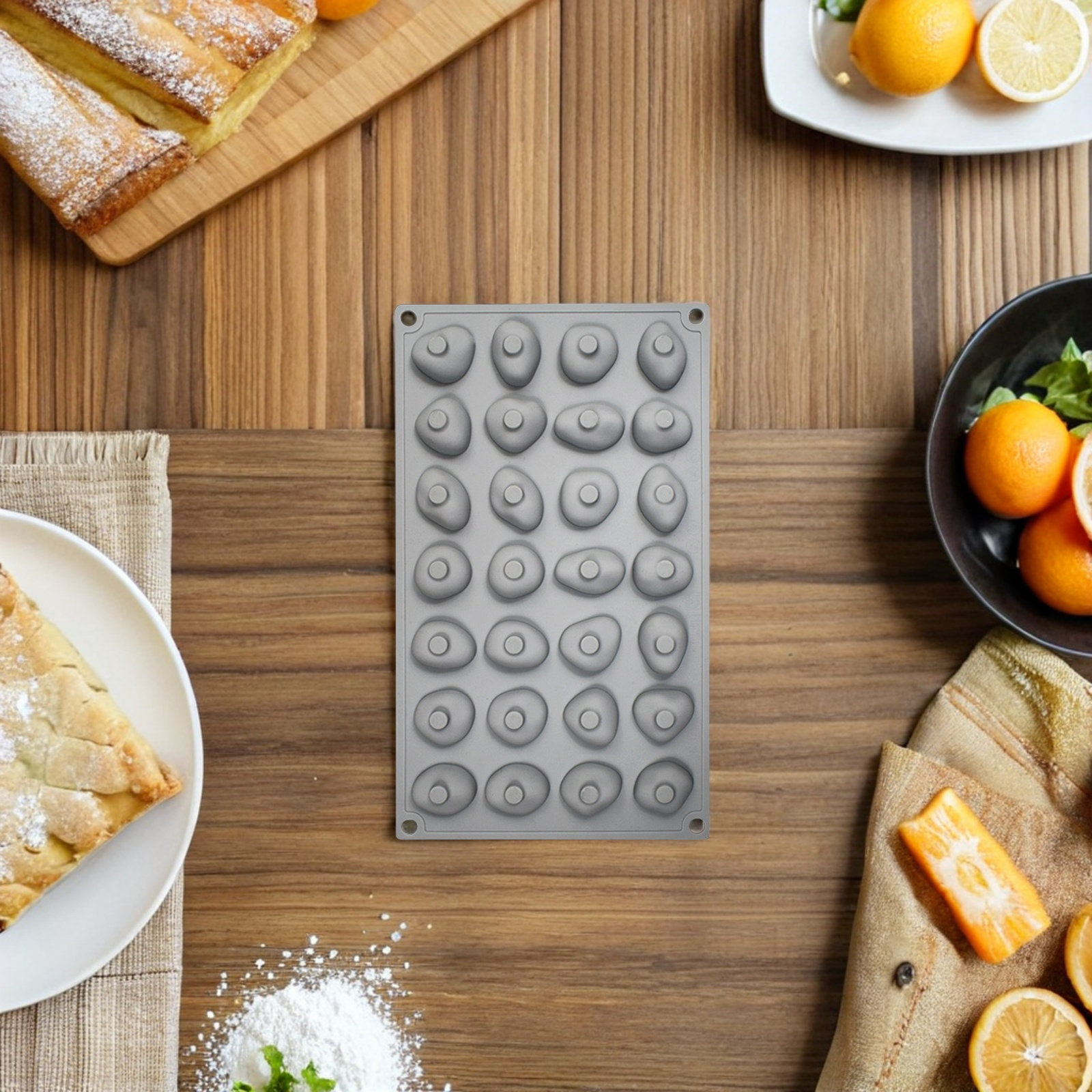 2Pcs Silicone Chocolate Mold P - Silicone Mold Tray ulasan dan harga