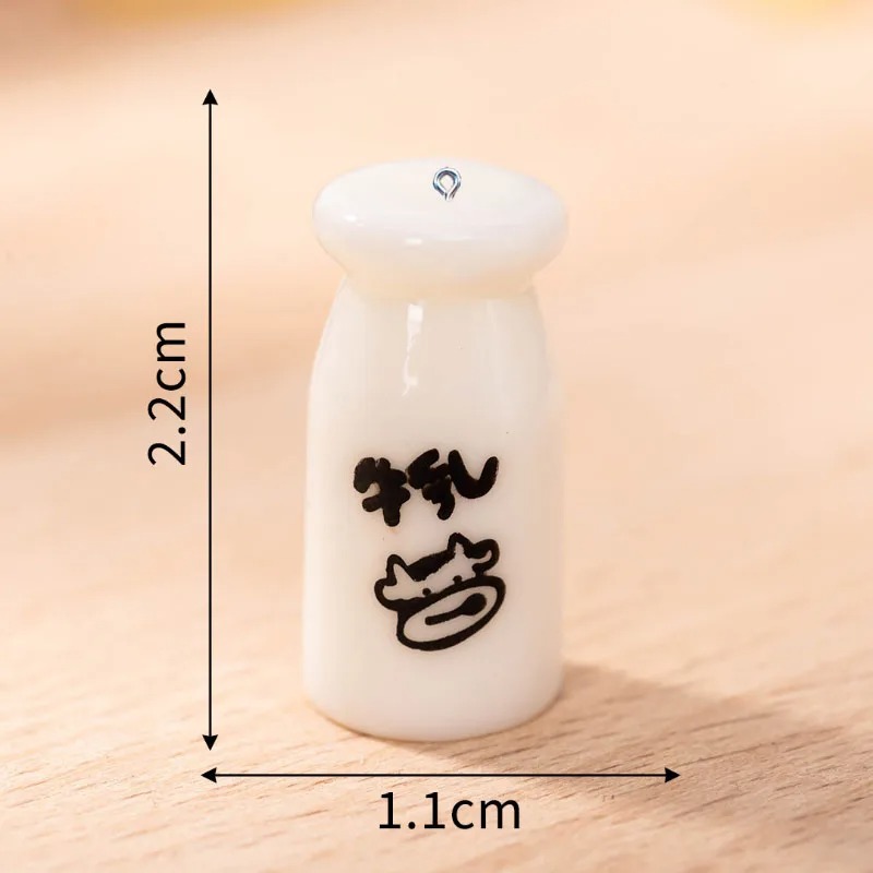 10Pcs Mini Milk Bottle Resin C - Resin Craft Projects ulasan dan harga