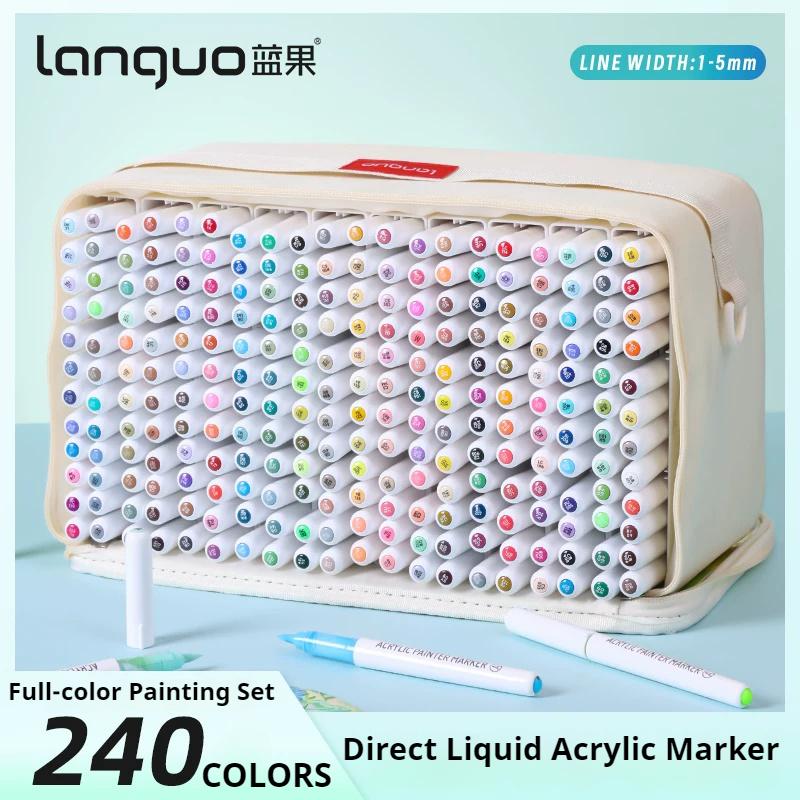 LANGUO 240 Colors Direct Liqui - Copic Marker Sketch ulasan dan harga