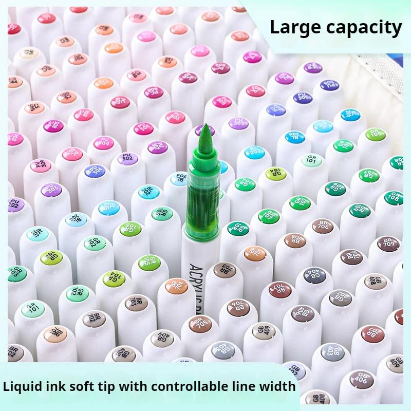 LANGUO 240 Colors Direct Liqui - Copic Marker Sketch ulasan dan harga