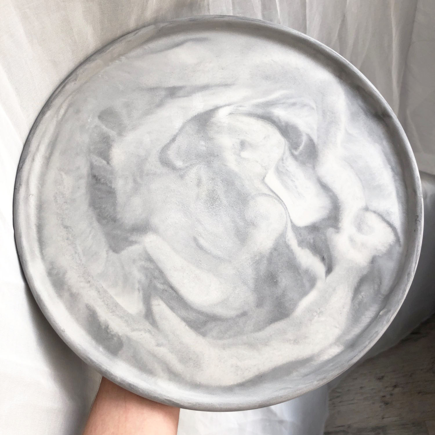 27.4cm Large Round Tray Mold J - Coaster Mold Round ulasan dan harga