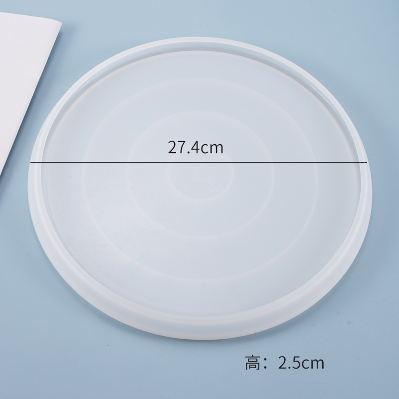 27.4cm Large Round Tray Mold J - Coaster Mold Round ulasan dan harga