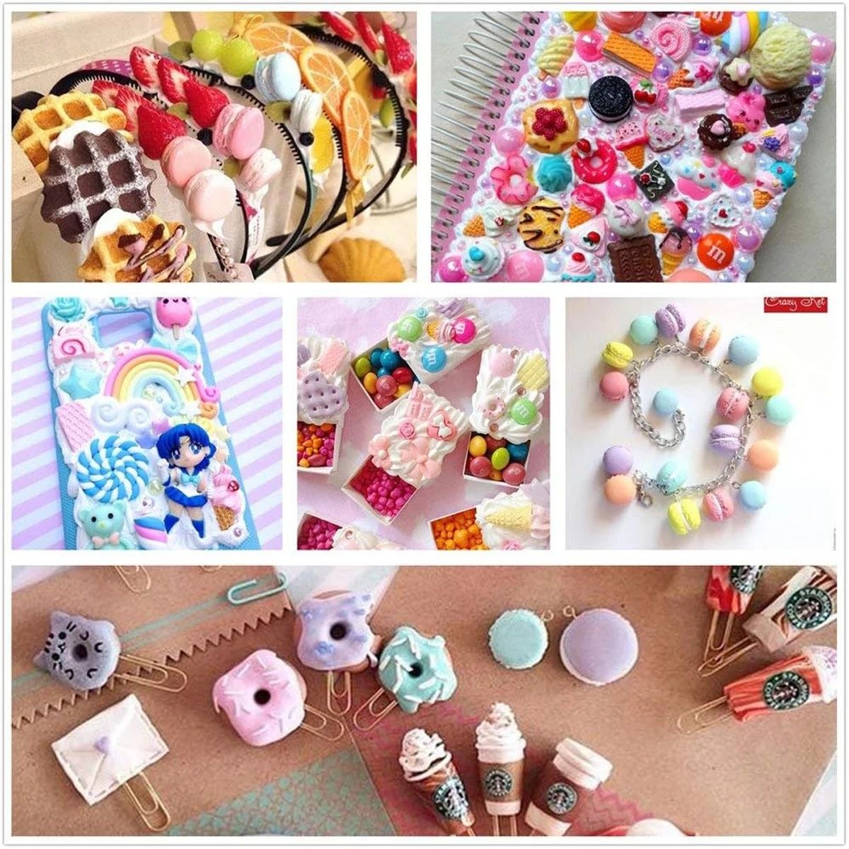 30pcs Random Candy Slime Charm - Resin Craft Projects ulasan dan harga