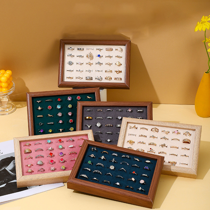 Fashion Ring Display Plate Ear - Wood Ring Blank ulasan dan harga