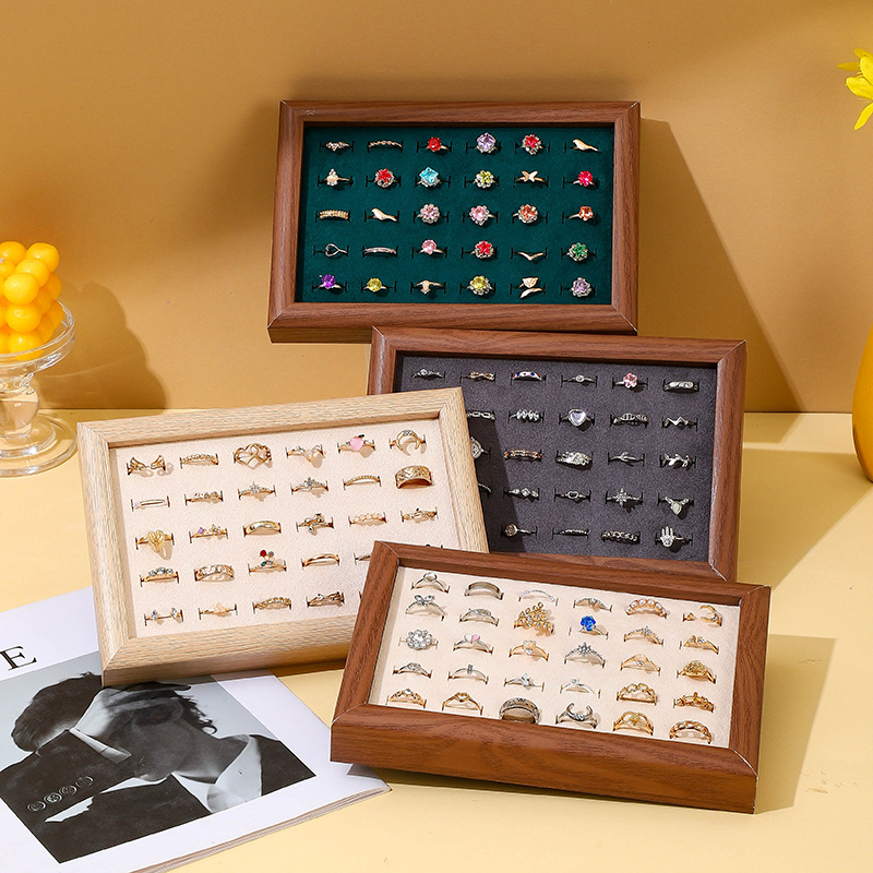 Fashion Ring Display Plate Ear - Wood Ring Blank ulasan dan harga