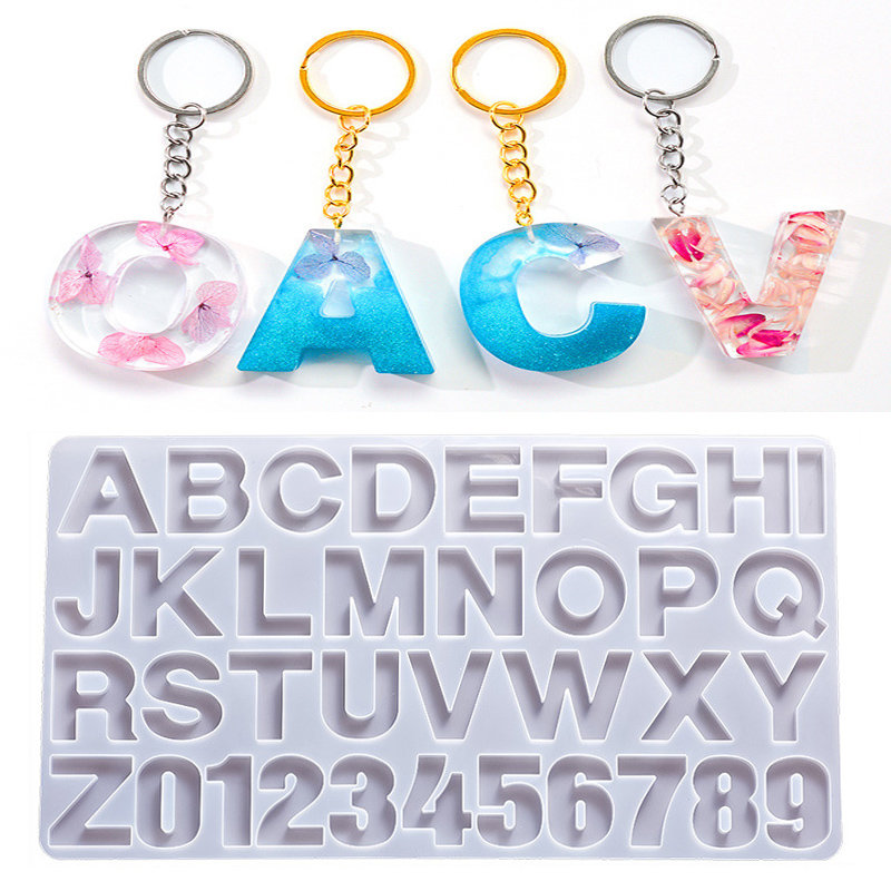 Alphabet Epoxy Resin Silicone  - Epoxy Uv Resin Kit ulasan dan harga