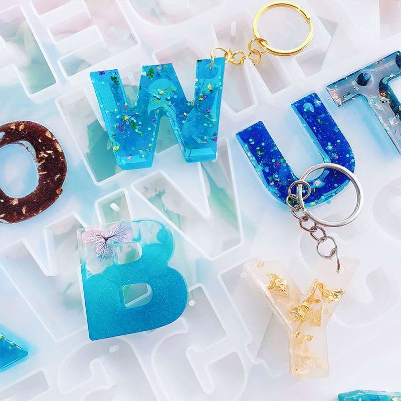 Alphabet Epoxy Resin Silicone  - Epoxy Uv Resin Kit ulasan dan harga